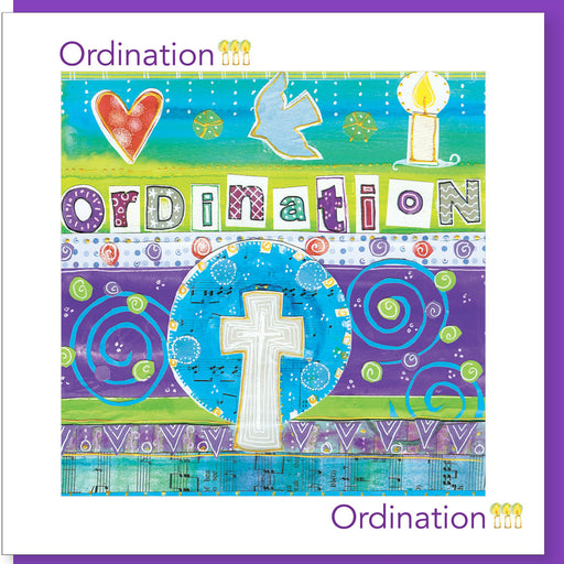 christian Greetings Cards, Ordination Greetings Card, With Bible Verse