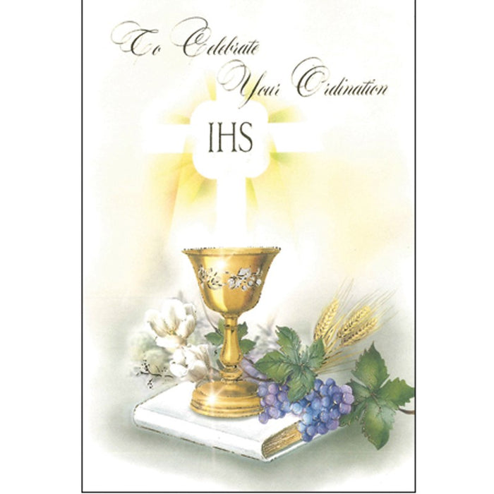 To Celebrate Your Ordination, Greetings Card With Bible Verse Psalm 2:12