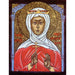 Orthodox Icons Saint Osyth of Essex, Mounted Icon Print
