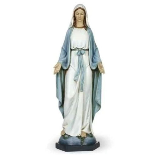Our Lady of Grace, Miraculous Medal Statue 100cm - 40 Inches High Resin Cast Figurine Catholic Statue
