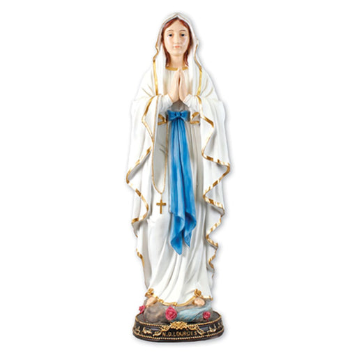 Our Lady of Lourdes Statue 92cm - 36 Inches High Fibreglass Figurine 