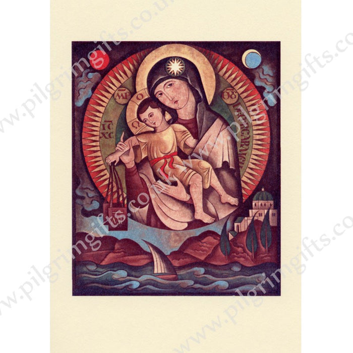 Our Lady Of Mount Carmel Greetings Card