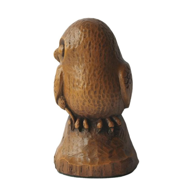 Wise Owl with Mouse, 4 Inches High, From The Poor Church Mouse Collection