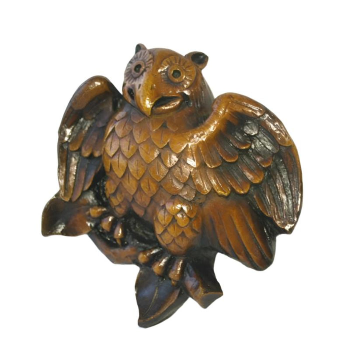 Owl Lincoln Cathedral, Replica Church Woodcarving 12cm / 4.75 Inches High