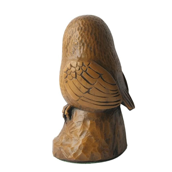 Wise Owl with Mouse, 4 Inches High, From The Poor Church Mouse Collection