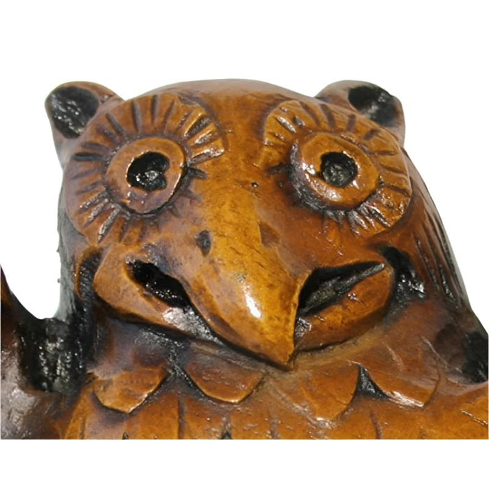 Owl Lincoln Cathedral, Replica Church Woodcarving 12cm / 4.75 Inches High