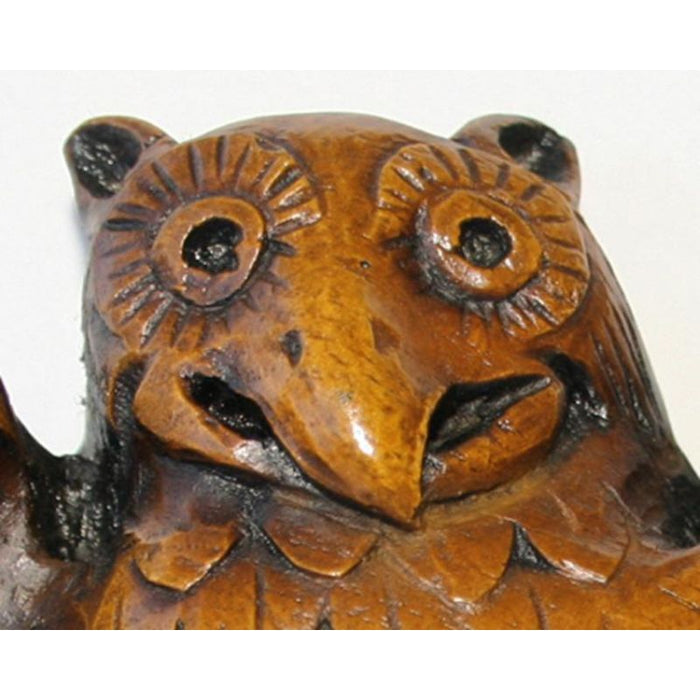 Owl Lincoln Cathedral, Replica Church Woodcarving 12cm / 4.75 Inches High