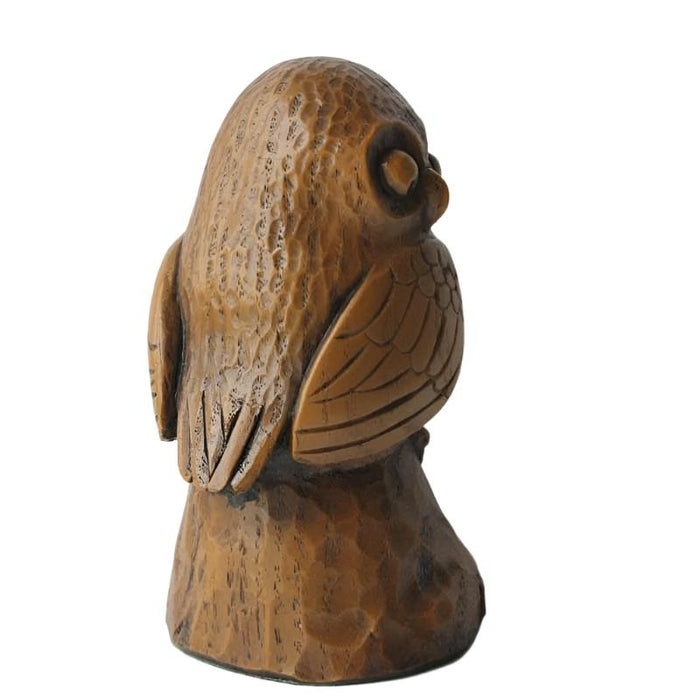 Wise Owl with Mouse, 4 Inches High, From The Poor Church Mouse Collection