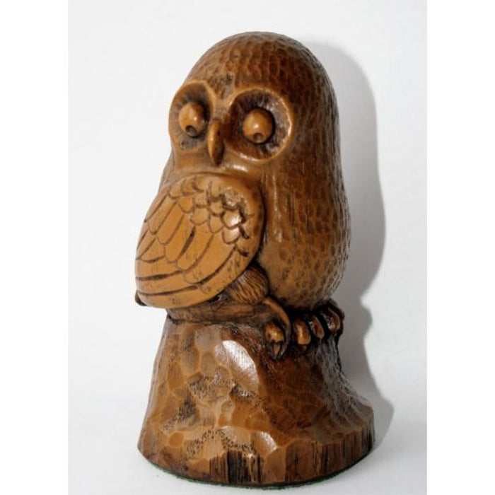 Wise Owl with Mouse, 4 Inches High, From The Poor Church Mouse Collection