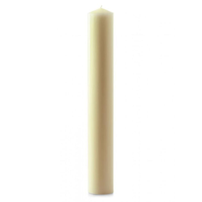 3 Inch Diameter Single Church Altar Candle With Beeswax, Available In Various Lengths Up To 36 Inches High