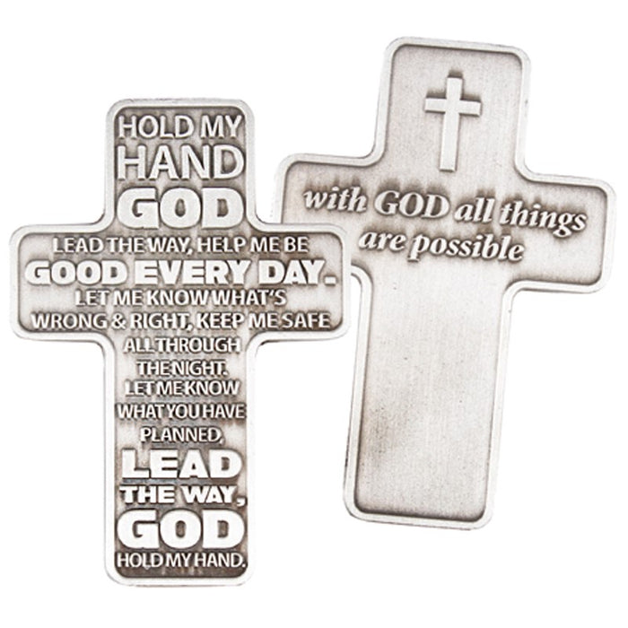 Hold My Hand God, Pocket Prayer Cross