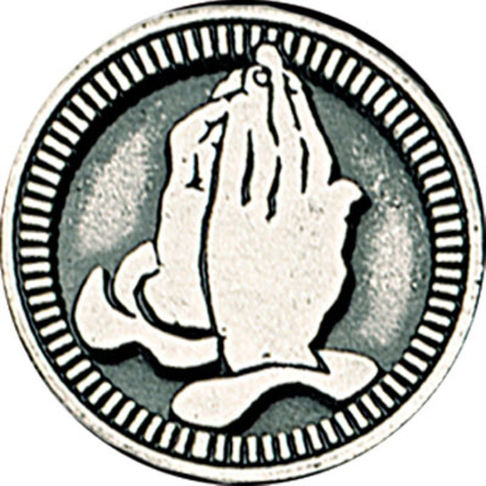 Serenity Prayer, Engraved Metal Pocket Prayer Token