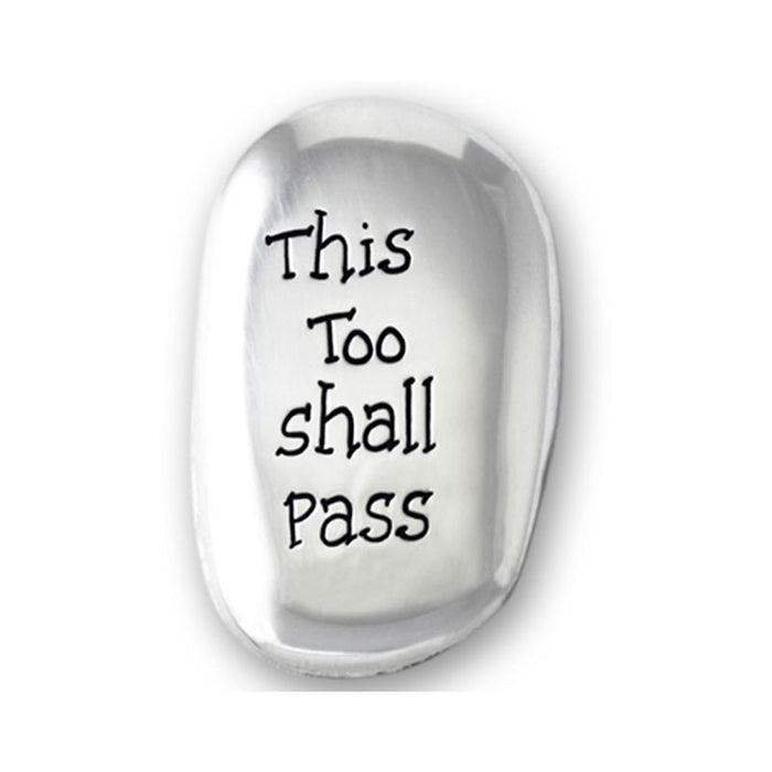 This Too Shall Pass, Pocket Prayer Stone 4cm High