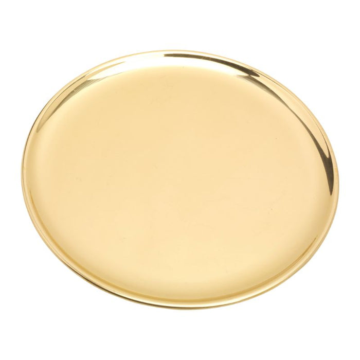 20% OFF Polished Brass Communion Plate, 19cm / 7.5 Inches Diameter