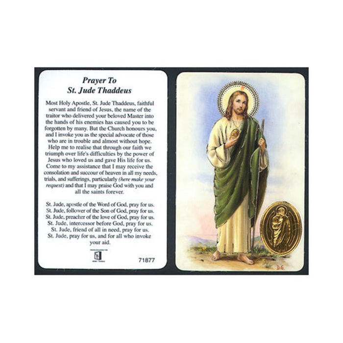 St Jude, Laminated Prayer Card