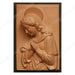 Madonna Praying Della Robbia Terracotta Plaque 18 cm x 28cm - 7 1/2'' x 11'' Ceramic Plaque Pottery