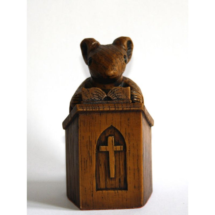 Church Mouse – The Vicar in the Pulpit 3 Inches High, Poor Church Mouse Collection