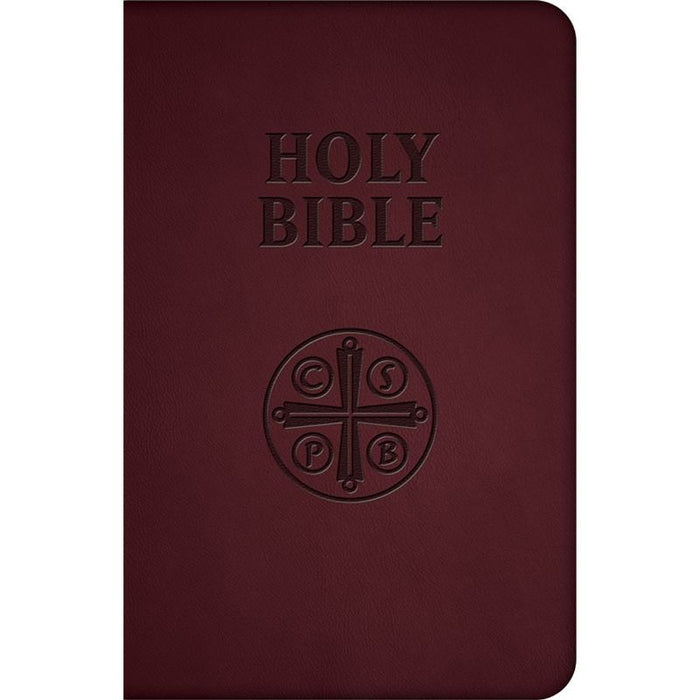 Revised Standard Version Catholic Bible, Words of Christ in Red, RSV-CE Deluxe Leatherette Edition by St. Benedict Press