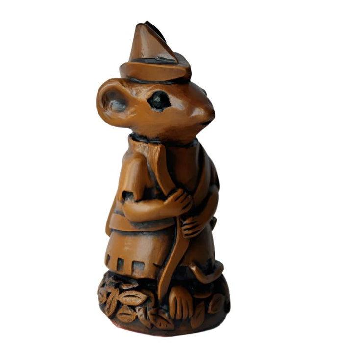 thumbnail image 2 of Church Mouse Bishop Carving – Oakapple Designs Handmade Reproduction – Unique Collectible Ornament 2 of 6