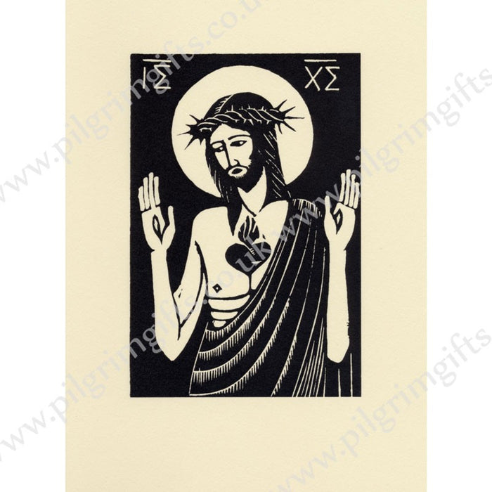 Sacred Heart of Jesus Greetings Card