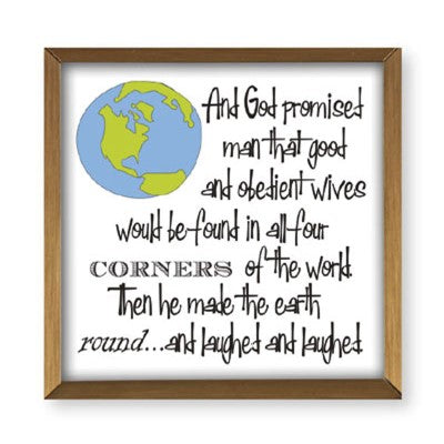 50% OFF Sentiment Plaque God Promised Silver Coloured Frame, 4 Inches x 4 Inches