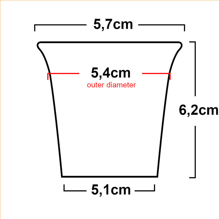 Amber Coloured Votive Lamp Glass With Ribbed Lined Internal Design