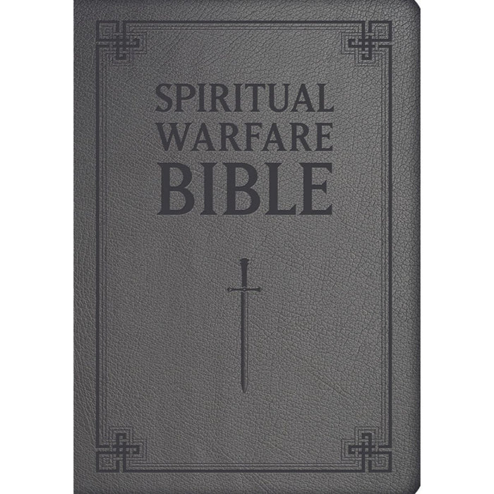 Spiritual Warfare Bible, Revised Standard Version Catholic Edition, Grey Premium UltraSoft Cover