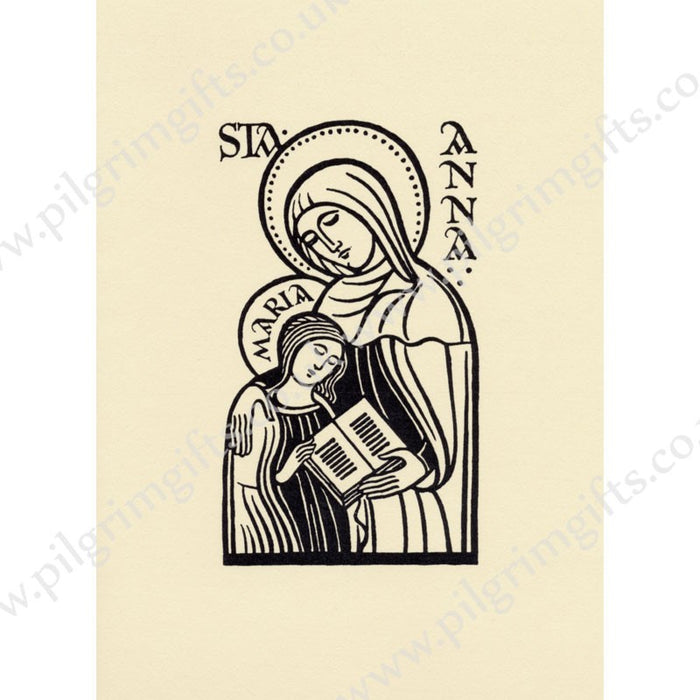 St Anne & The Virgin Greetings Card