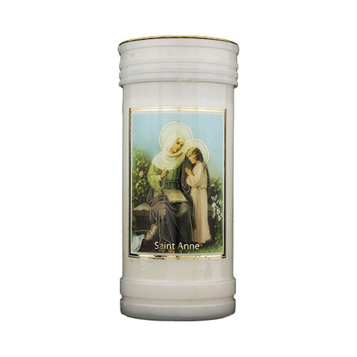 St Anne Prayer Candle, Burning Time Approximately 72 Hours