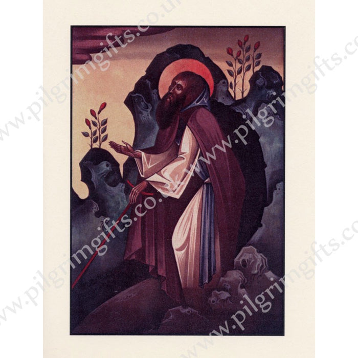 St Anthony Of Egypt Greetings Card