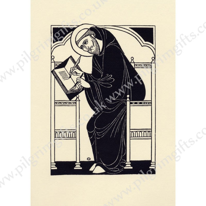 St Bede The Venerable Greetings Card