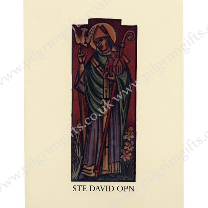 St David of Wales Greetings Card