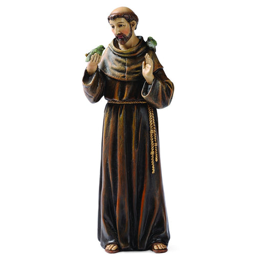 Statues Catholic Saints, St Francis of Assisi Statue 6 Inches High