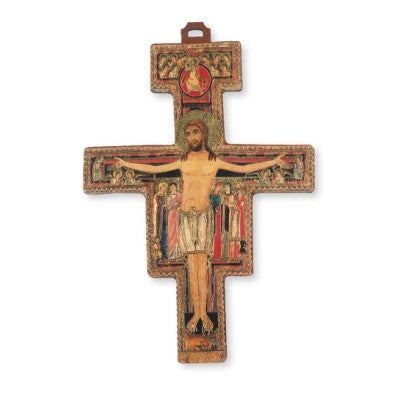 St Francis Cross, San Damiano Crucifix 13.5cm / 5.25 Inches High