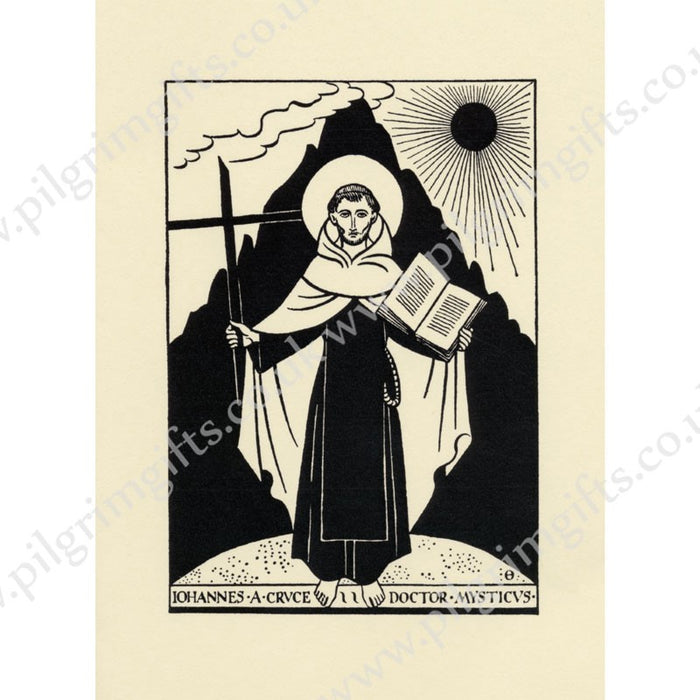 St John Of The Cross Greetings Card