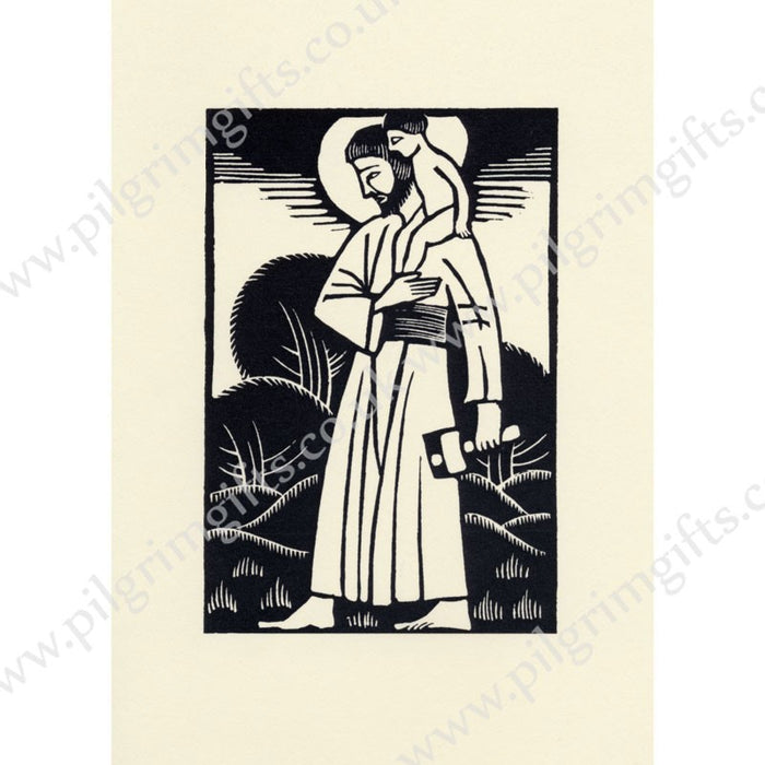St Joseph the Worker Greetings Card