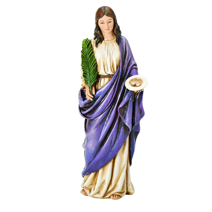 Statues Catholic Saints, St Lucy Statue 6 Inches High