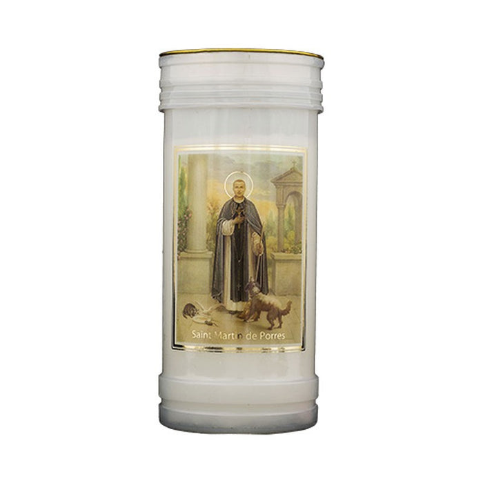 St Martin de Porres Prayer Candle, Burning Time Approximately 72 Hours