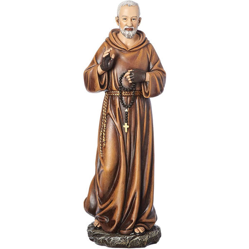 Statues Catholic Saints, St Padre Pio, Statue 15.5cm High 6 Inches