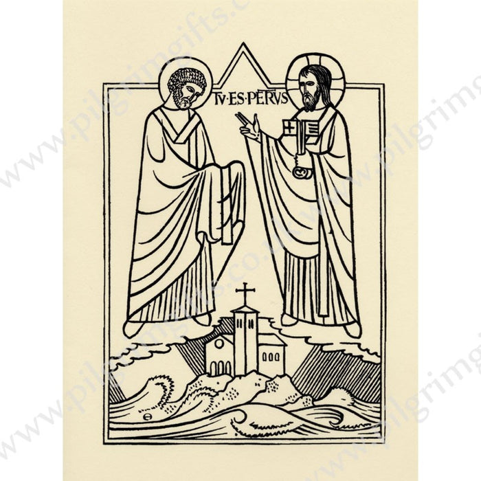 St Peter Greetings Card