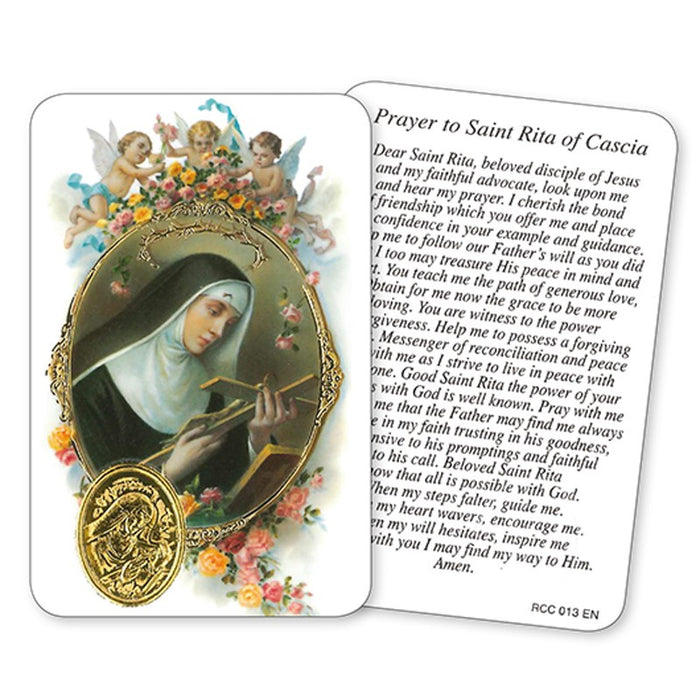 Catholic prayer to St Rita, Laminated Prayer Card