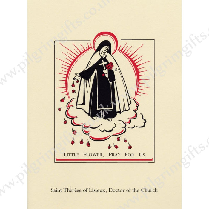 St Theresa of Lisieux Greetings Card