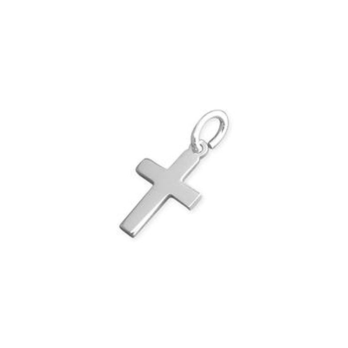 Sterling Silver Small Cross Pendant 12mm High