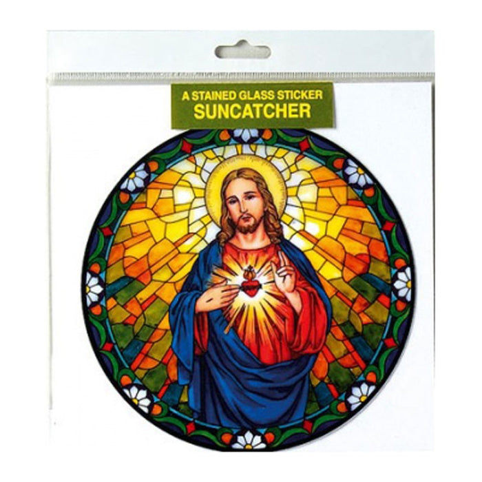 Sacred Heart of Jesus, Suncatcher 14.5cm Diameter