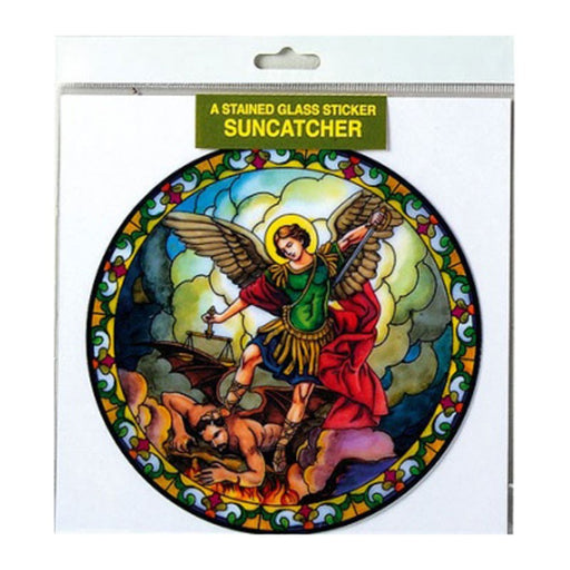St Michael the Archangel, Suncatcher 14.5cm Diameter