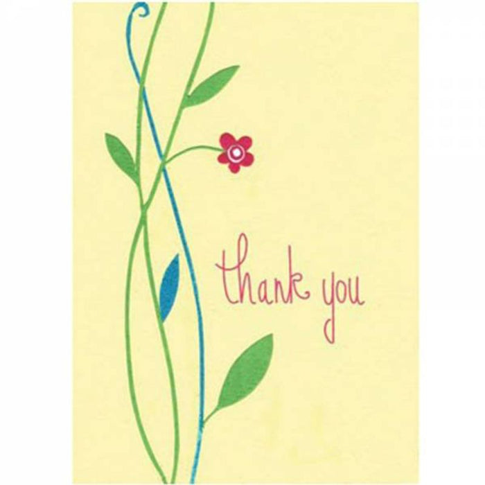 Thank You, Fair Trade Greetings Card, Blank Inside