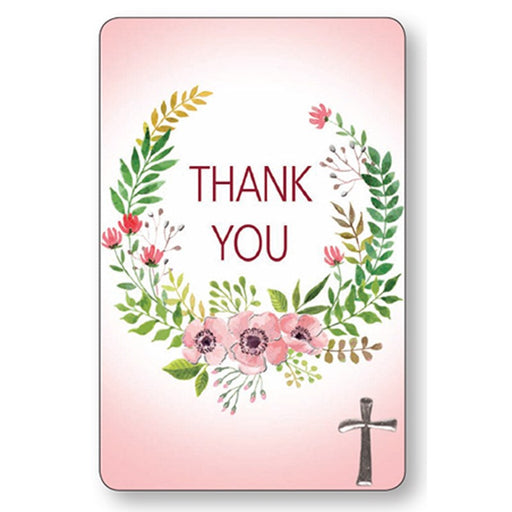 Christian Prayer Cards, Thank You, Laminated Prayer Card