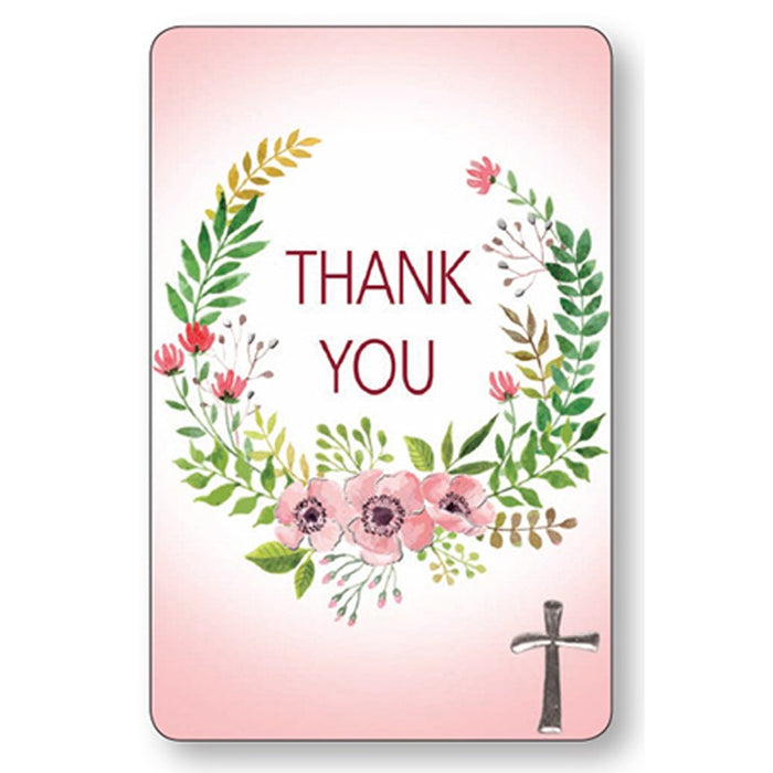 Christian Prayer Cards, Thank You, Laminated Prayer Card
