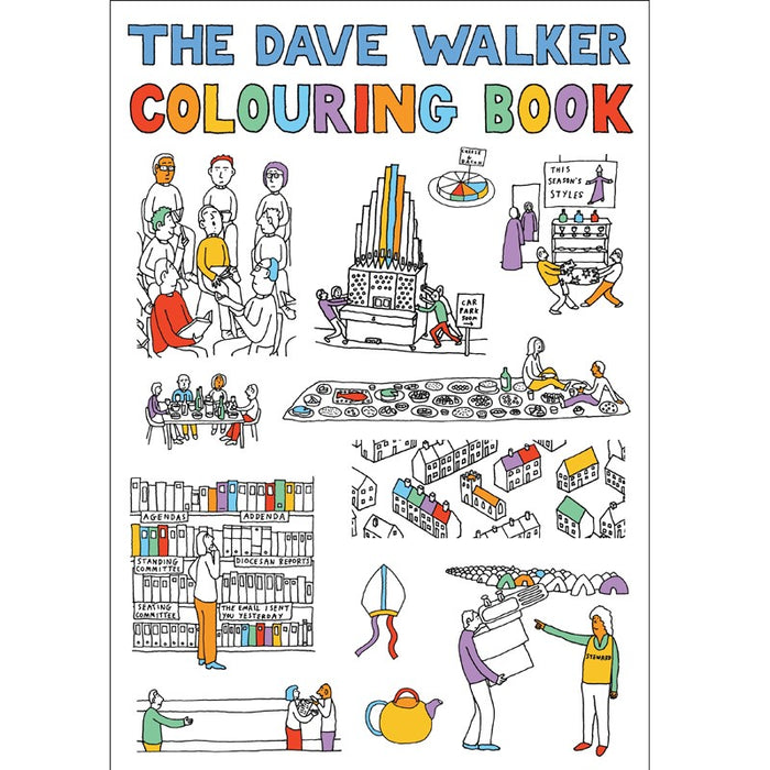 The Dave Walker Colouring Book, by Dave Walker