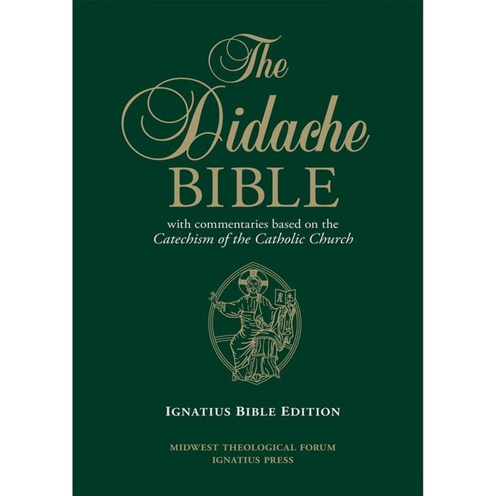 Didache Bible with Commentaries on the Catechism, Bonded Leather With Gold Page Edging